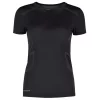GEYSER Nahtlos Damen T-Shirt, Schwarz
