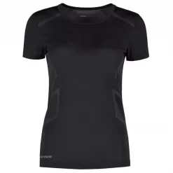 GEYSER Nahtlos Damen T-Shirt, Schwarz