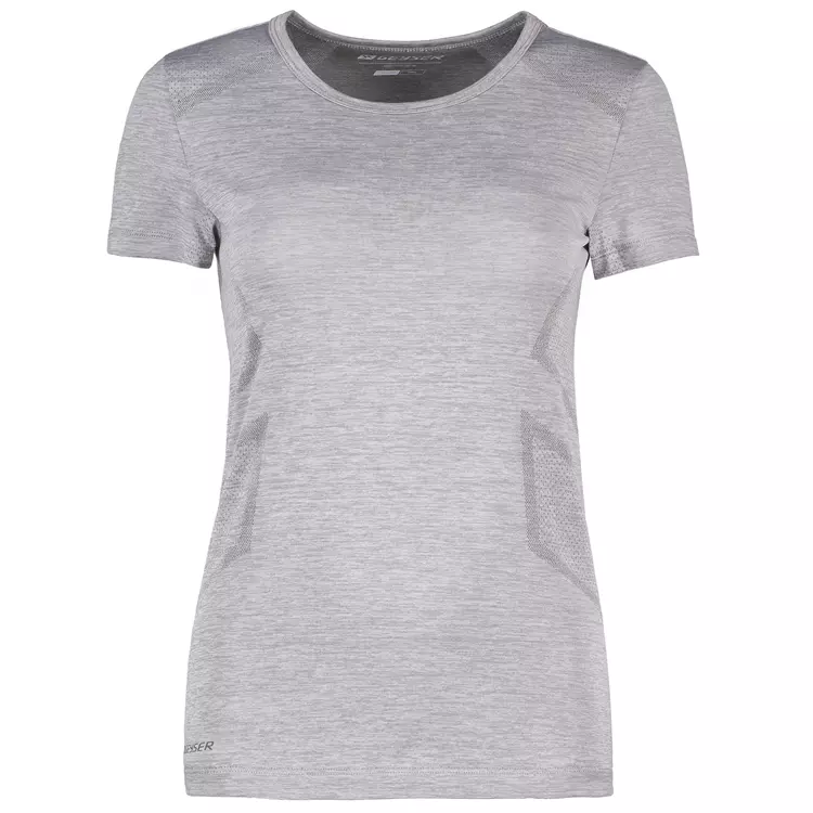 GEYSER Nahtlos Damen T-Shirt, Grau Melange 1 GEYSER Nahtlos Damen T-Shirt, Grau Melange