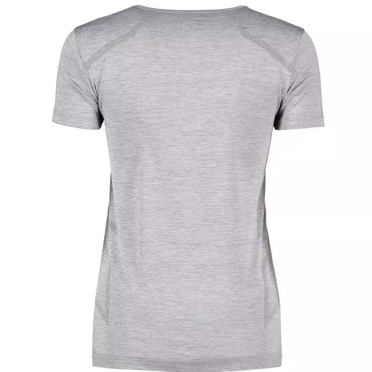 GEYSER Nahtlos Damen T-Shirt, Grau Melange 5 GEYSER Nahtlos Damen T-Shirt, Grau Melange – Bild 5