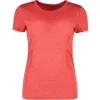 GEYSER Nahtlos Damen T-Shirt, Rot Melange