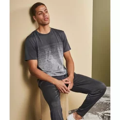 GEYSER Nahtlos T-Shirt, Anthracite Melange, Herren -New Stylish Shop 115186 30