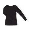 Joha Undertøj Joha Sara Damen Langarm-Unterhemd, Schwarz
