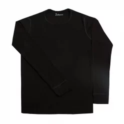 Joha Undertøj Joha Johansen Kenn Langarm-Unterhemd, Schwarz, Herren