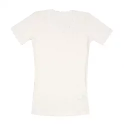 Joha Undertøj Joha Cecilie Damen T-Shirt Mit Merinowolle, Weiß, Weiß