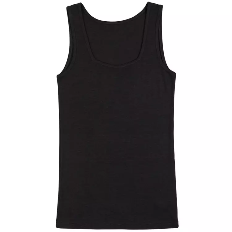 Joha Undertøj Joha Sara Damen Unterhemd, Wolle/Seide, Sesam Melange 4 Joha Undertøj Joha Sara Damen Unterhemd, Wolle/Seide, Sesam Melange – Bild 4