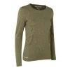 GEYSER Seamless Langärmliges Damen T-shirt, Olive Melange