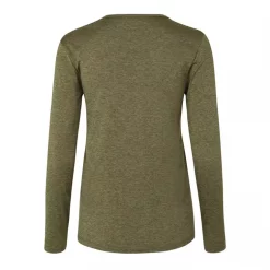 GEYSER Seamless Langärmliges Damen T-shirt, Olive Melange -New Stylish Shop 130883 30