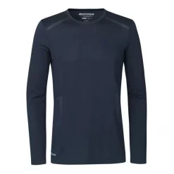 GEYSER Seamless Langärmliges T-shirt, Navy, Herren