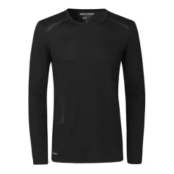 GEYSER Seamless Langärmliges T-shirt, Schwarz, Herren