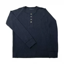 Joha Undertøj Joha Johansen Piano Langarm-Unterhemd, Denim Melange, Marken