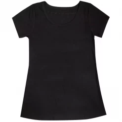 Joha Undertøj Joha Luna Damen T-shirt Mit Bambus, Schwarz