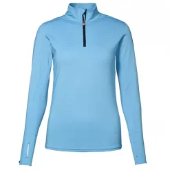 New Stylish Shop 41 GEYSER Warm Trainer Langärmliges Damen Laufshirt, Aquablau