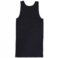 Joha Undertøj Joha Marie Damen Unterhemd Mit Merinowolle, Schwarz