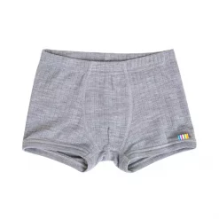 Joha Undertøj Joha Basic Unterhose Für Kinder Mit Merinowolle, Grau Melange